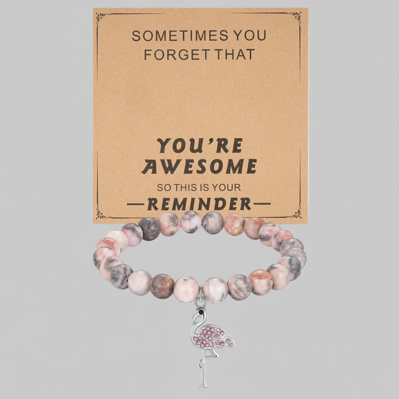 Elegant Flamingo Bracelet - Support & Love Reminder